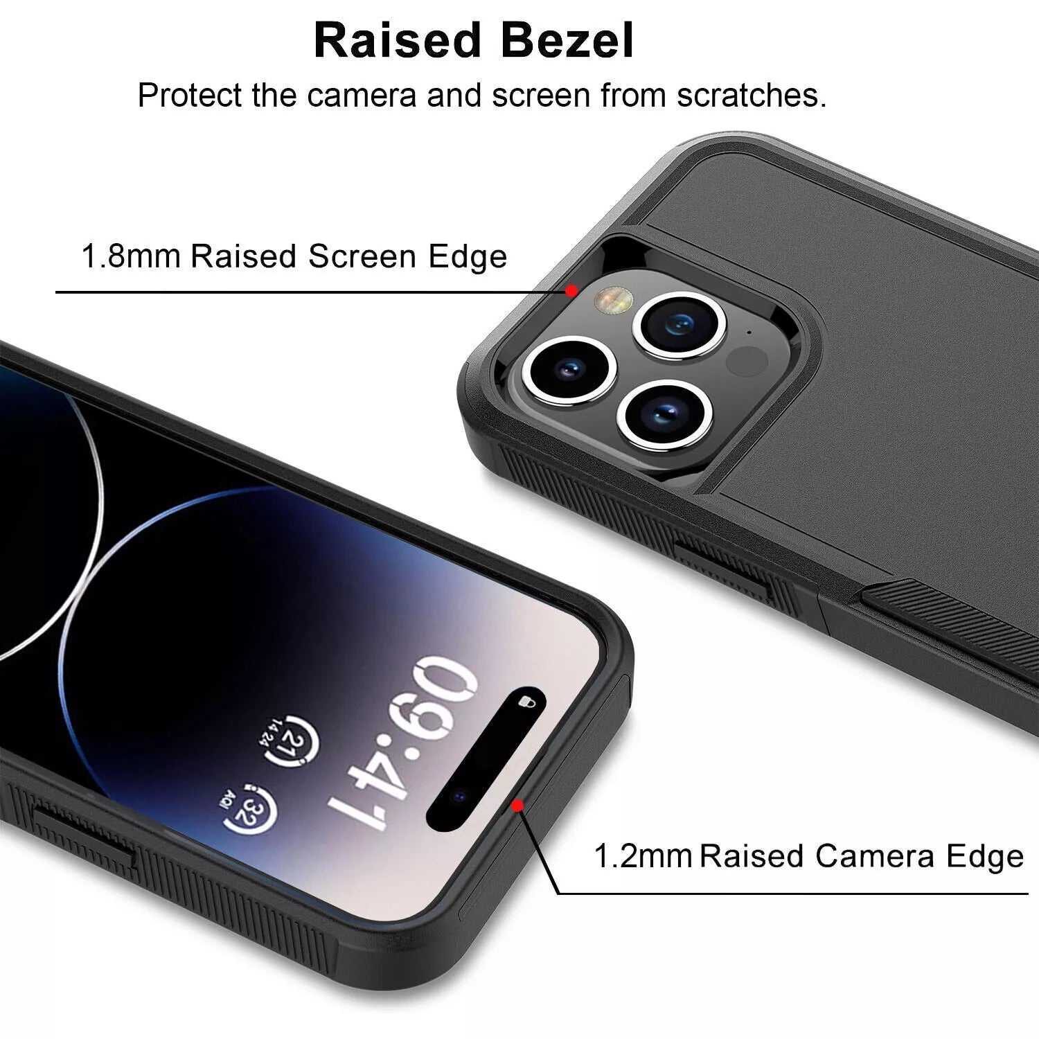 Coque hybride mince pour iPhone 16 Pro Max Coque hybride mince pour iPhone 16 Pro Max